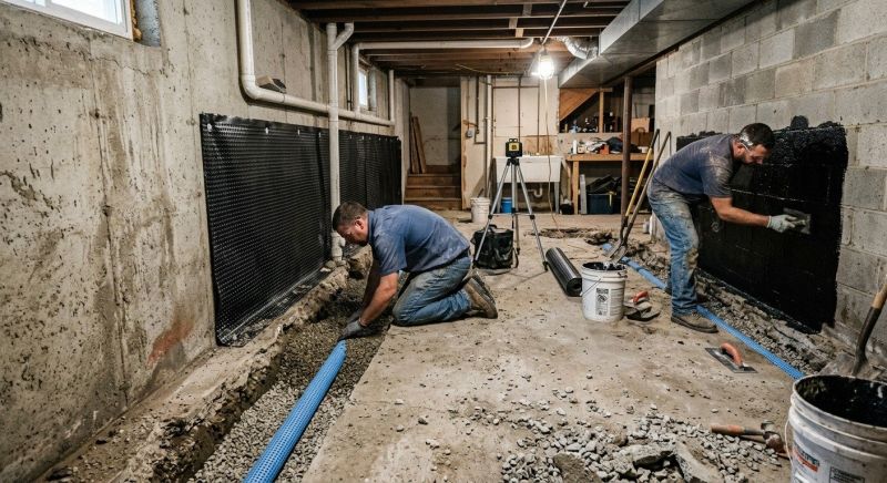 Basement Walls Waterproofing in Grand Rapids, MI