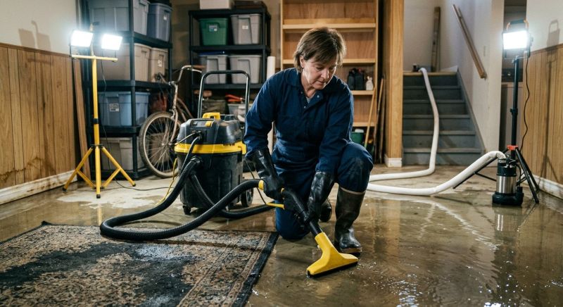 Basement Water Extraction in Chandler, AZ