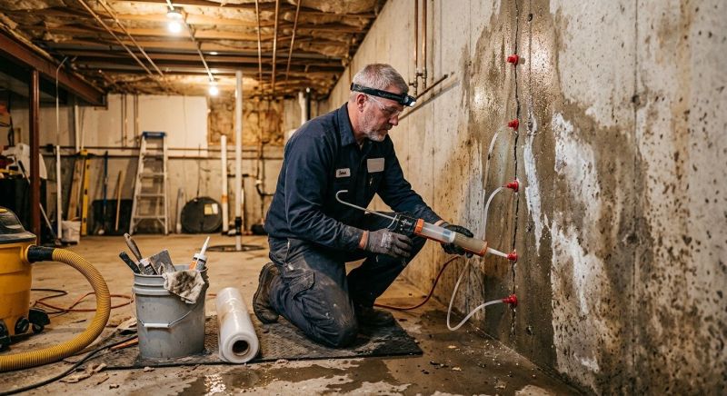 Basement Concrete Sealing in Greenville, SC