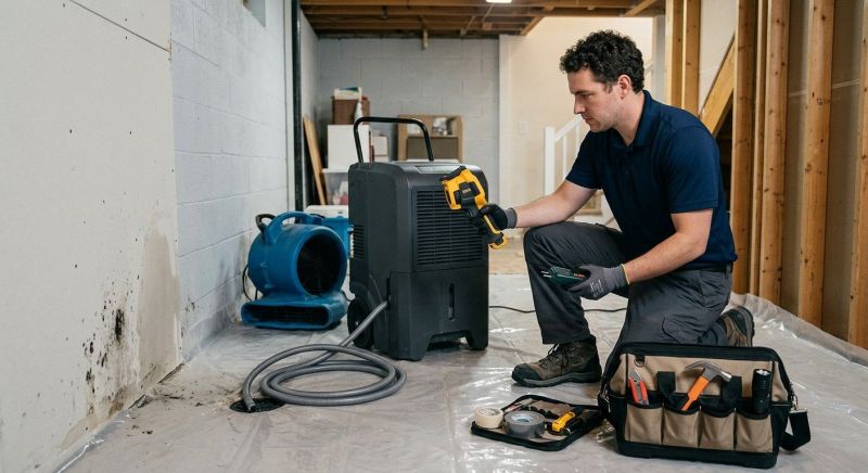Basement Drying in Mesa, AZ