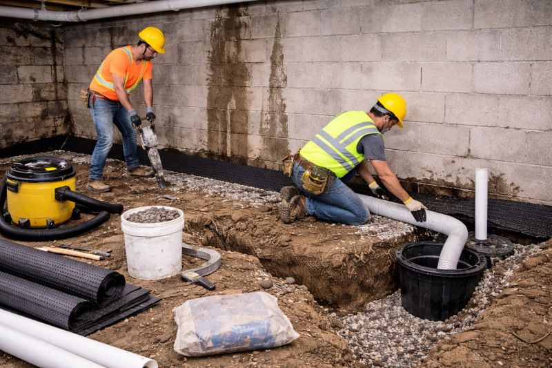 Basement Seepage Repair in Tuscaloosa, AL