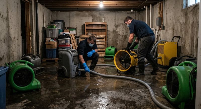 Basement Water Cleanup in Mesa, AZ