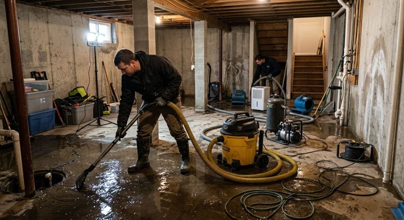 Basement Water Cleanup in Gilbert, AZ