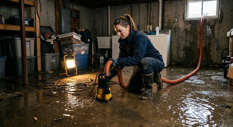 Basement Water Cleanup in Gilbert, AZ