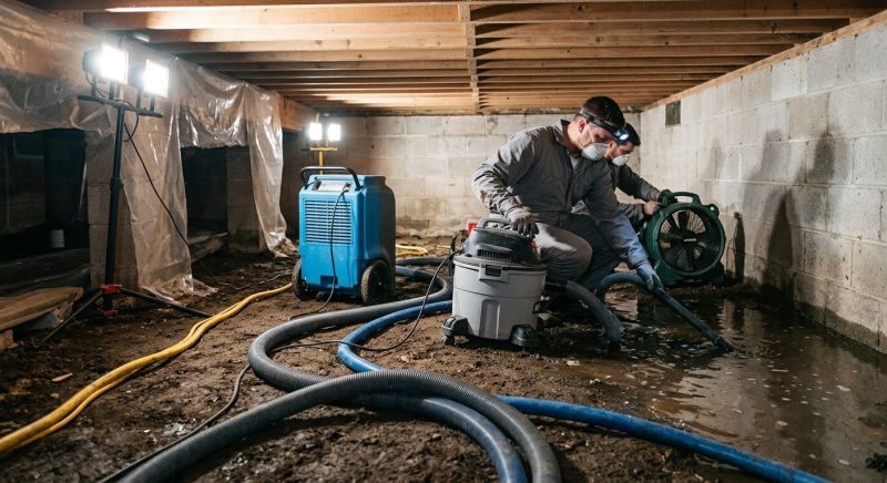 Basement Water Removal in Mesa, AZ