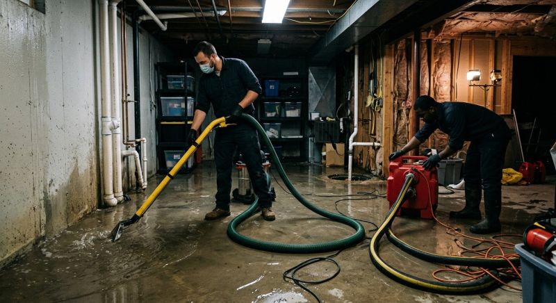 Basement Water Removal in Scottsdale, AZ