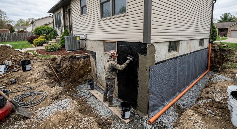 Brick Foundation Sealing in Fredericksburg, VA