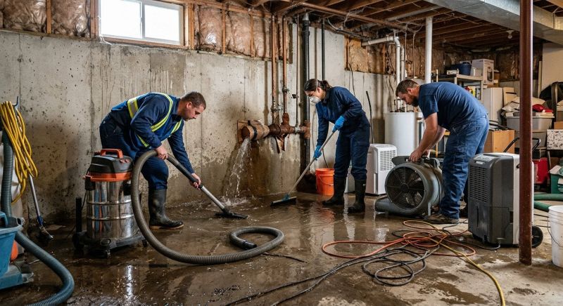 Burst Pipe Cleanup in Mesa, AZ