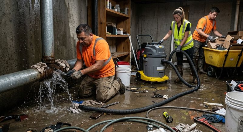 Burst Pipe Cleanup in Chandler, AZ