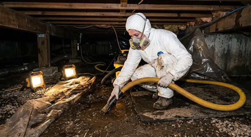 Crawl Space Water Remediation in Gilbert, AZ