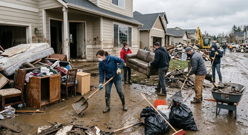 Flood Damage Cleanup in Mesa, AZ