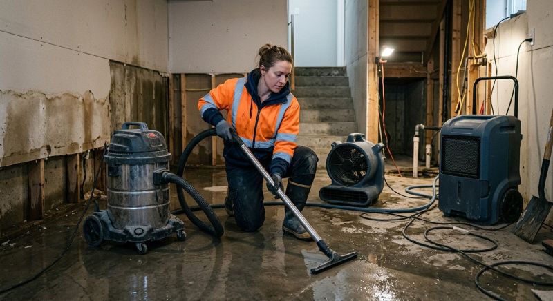 Flooded Basement Cleanup in Mesa, AZ