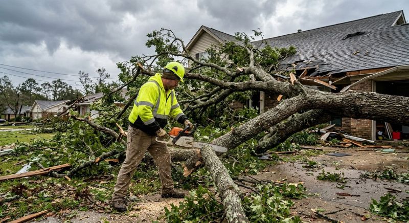 Storm Damage Cleanup in Mesa, AZ